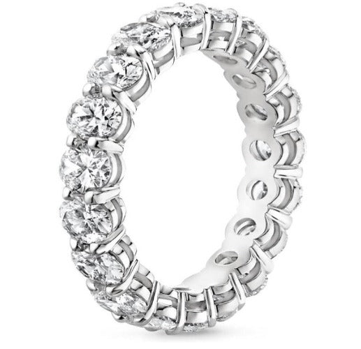 Oval Eternity Band