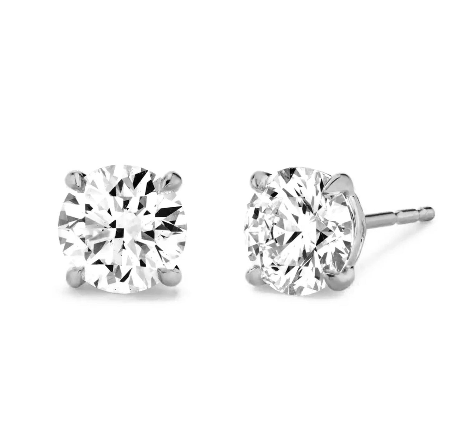 Round Stud Earrings