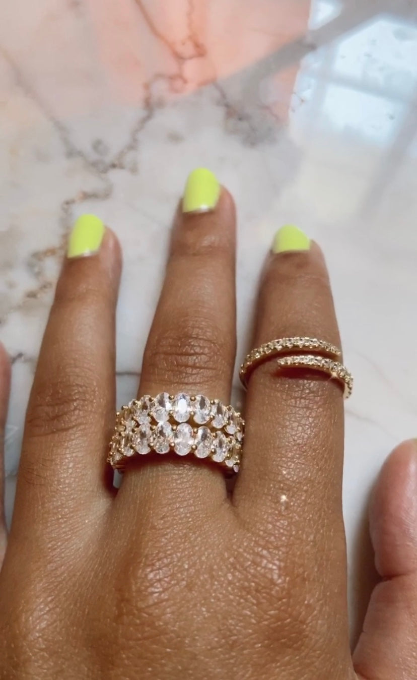Oval Eternity Band