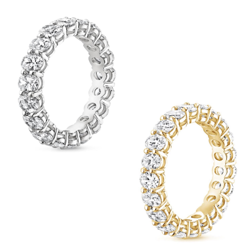 Oval Eternity Band